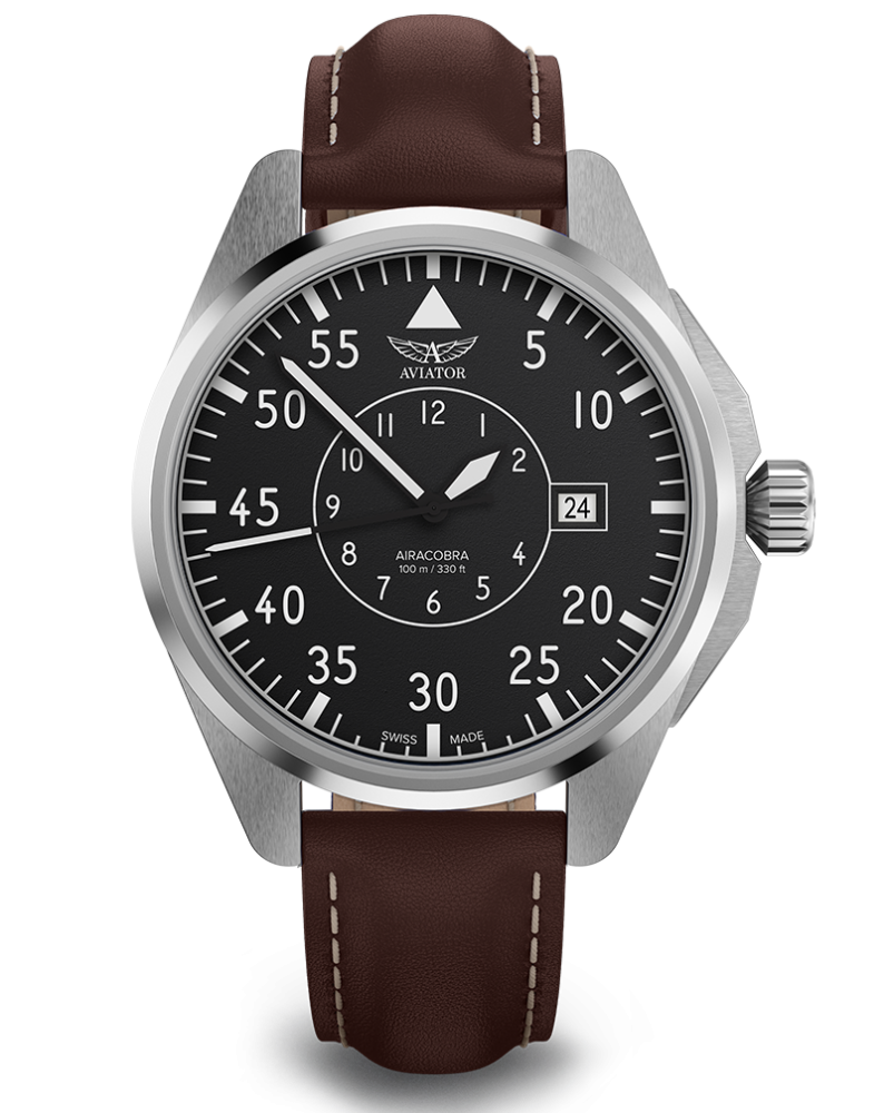 pnske leteck hodinky AVIATOR model AIRACOBRA 43 Heritage  V.3.39.0.340.0