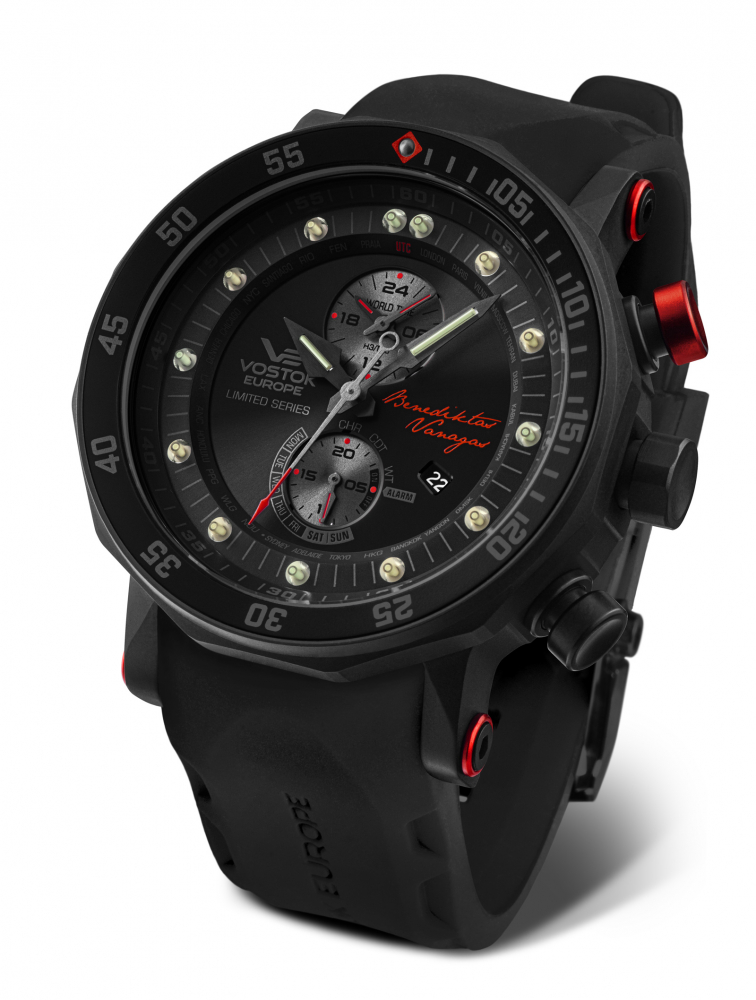 pánske hodinky VOSTOK EUROPE limitovaná edícia BENEDIKTAS VANAGAS Dakar Legend YM8J-620H447