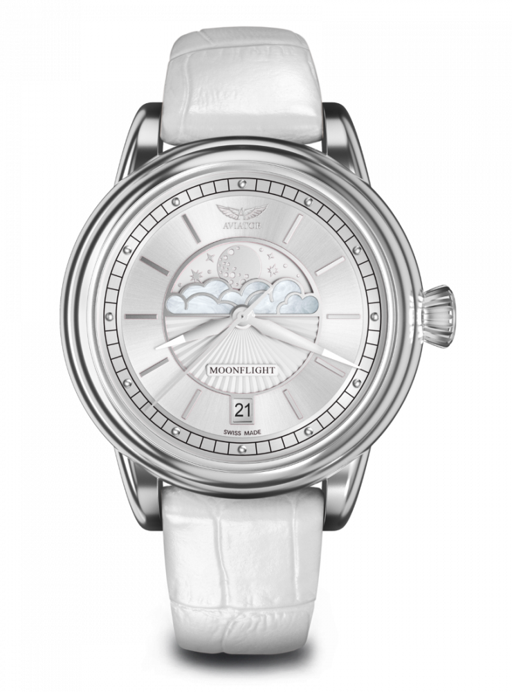 dámske hodinky AVIATOR model DOUGLAS Moonflight V.1.33.0.250.4