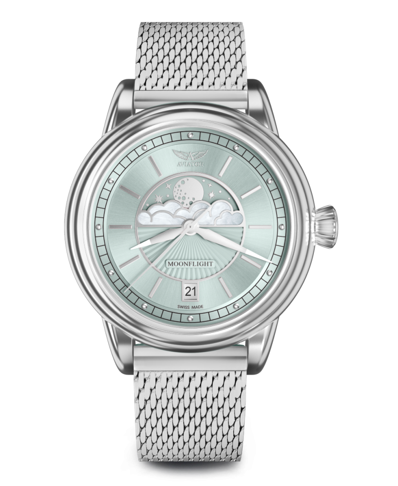 dámske hodinky AVIATOR model DOUGLAS Moonflight V.1.33.0.261.5