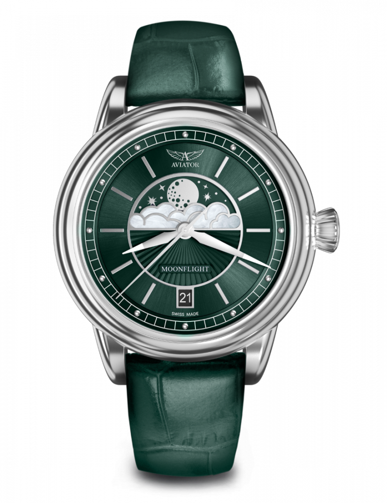 dámske hodinky AVIATOR model DOUGLAS Moonflight V.1.33.0.262.4