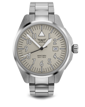 pánske letecké hodinky AVIATOR model AIRACOBRA 43 TYPE A V.1.38.0.320.5