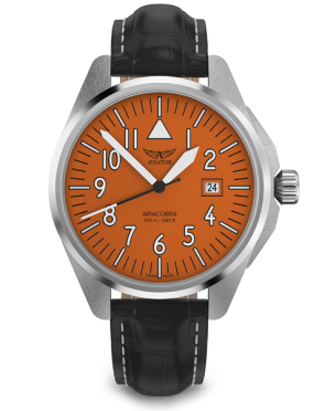pánske letecké hodinky AVIATOR model AIRACOBRA 43 TYPE A V.1.38.0.321.4