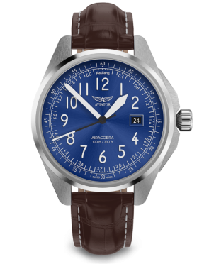 pnske leteck hodinky AVIATOR model AIRACOBRA 43 TYPE B V.1.38.0.325.4