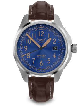 pánske letecké hodinky AVIATOR model AIRACOBRA 43 TYPE B V.1.38.0.326.4