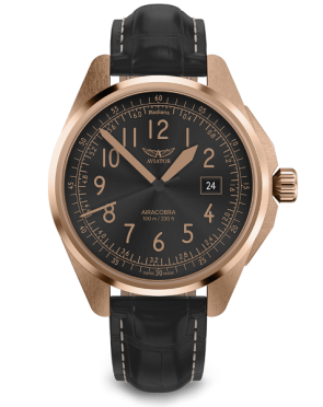 pnske leteck hodinky AVIATOR model AIRACOBRA 43 TYPE B V.1.38.2.323.4