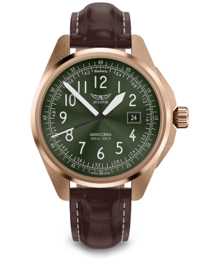 pnske leteck hodinky AVIATOR model AIRACOBRA 43 TYPE B V.1.38.2.324.4
