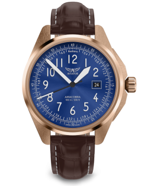 pnske leteck hodinky AVIATOR model AIRACOBRA 43 TYPE B V.1.38.2.325.4