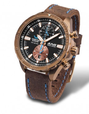 pnske hodinky Vostok-Europe ALMAZ bronze line 6S11/320O266