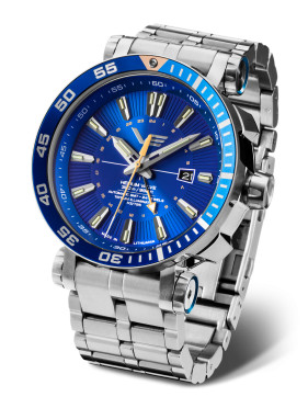 pnske hodinky Vostok-Europe ENERGIA Rocket Automatick, GMT funkcia NH34-575A716B