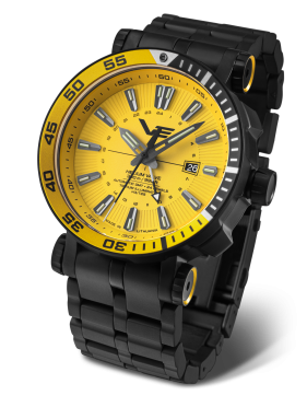 pnske hodinky Vostok-Europe ENERGIA Rocket Automatick, GMT funkcia NH34-575C719B