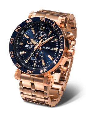pnske hodinky Vostok-Europe ENERGIA Rocket chrono sria VK61/575B590B