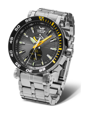 pnske hodinky Vostok-Europe ENERGIA Rocket power reserve indication YN84/575A539B