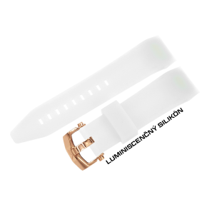 Luminiscen�n� silik�nov� remienok na model LUNOCHOD so zlatou lesklou prackou