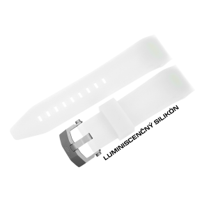 Luminiscen�n� silik�nov� remienok na model LUNOCHOD s oce�ovou matnou prackou