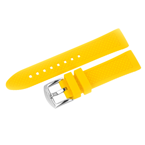 silik�nov� remienok �lt� s oce�ovou lesklou prackou na model N-1 ROCKET Compact automatic NH35-125A747