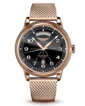 p�nske hodinky AVIATOR Douglas day-date V.3.44.2.398.5