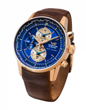 pnske hodinky Vostok-Europe GAZ-14 world timer/alarm YM26/565B293