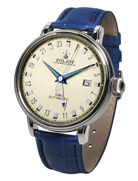 pnske hodinky POLJOT INTERNATIONAL model JAROS GMT 34NH.4200112