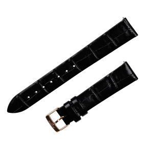 koen remienok ierny s pozltenou prackou na dmske hodinky AVIATOR Moonflight V.1.33.2.253.4