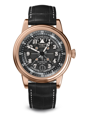 pánske hodinky AVIATOR Douglas day-date MECA-41 V.3.36.2.285.4