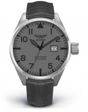 pánske letecké hodinky AVIATOR model Airacobra P42  V.1.22.0.150.4