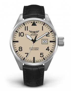 pánske letecké hodinky AVIATOR model Airacobra P42  V.1.22.0.190.4