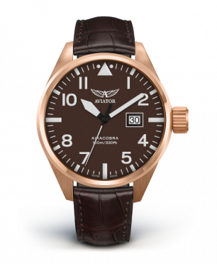 pánske letecké hodinky AVIATOR model Airacobra P42  V.1.22.2.151.4