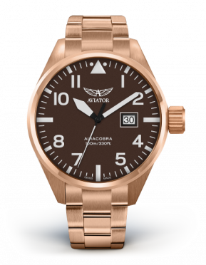 pánske letecké hodinky AVIATOR model Airacobra P42  V.1.22.2.151.5