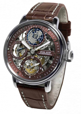 p�nske hodinky POLJOT INTERNATIONAL model GLOBETROTTER 9730.2940554
