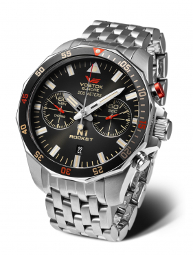 pnske hodinky Vostok-Europe N-1 ROCKET chrono line 6S21-225A618B