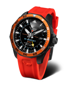 pnske hodinky Vostok-Europe N-1 ROCKET automatic, GMT NH34-225A714S