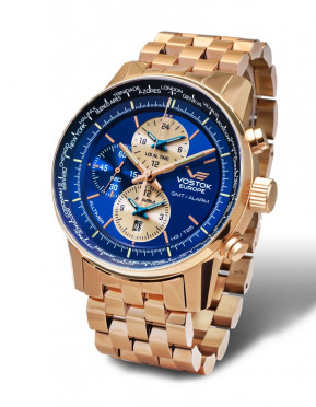 pnske hodinky Vostok-Europe GAZ-14 world timer/alarm YM26/565B293B