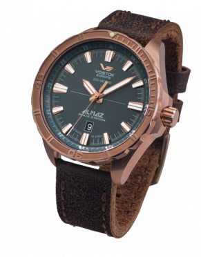 pnske hodinky Vostok-Europe ALMAZ bronze line NH35A/320O507