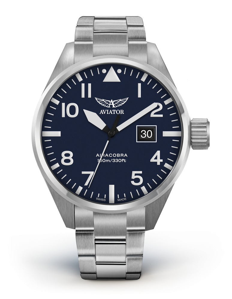 pánske letecké hodinky AVIATOR model Airacobra P42  V.1.22.0.149.5