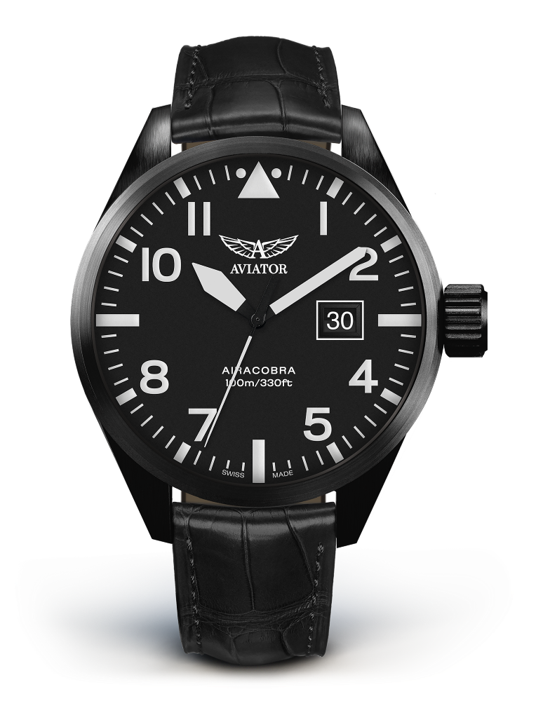 pánske letecké hodinky AVIATOR model Airacobra P42  V.1.22.5.148.4