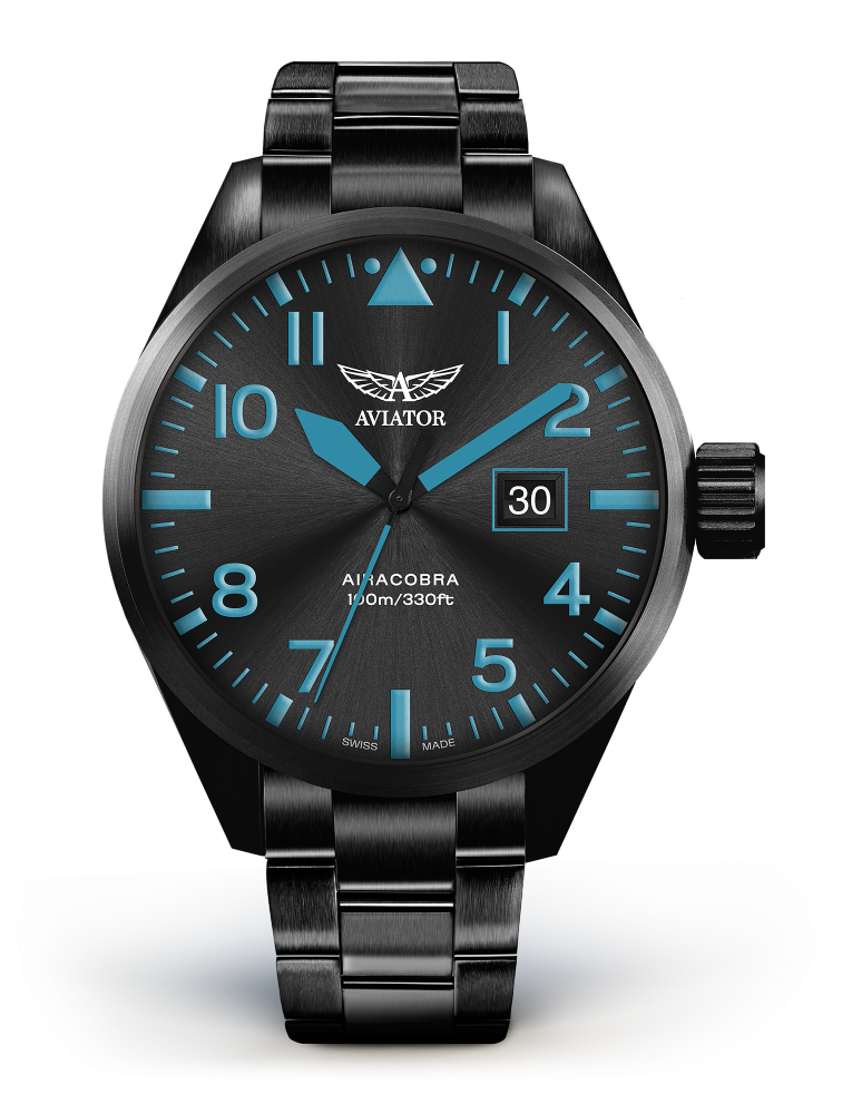 pánske letecké hodinky AVIATOR model Airacobra P42  V.1.22.5.188.5