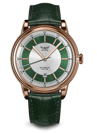 pánske hodinky AVIATOR model Douglas day-date V.3.20.2.271.4