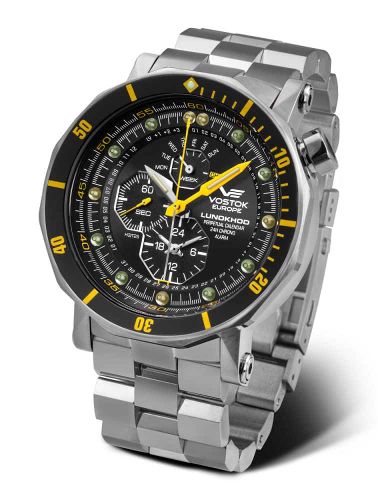 pánske hodinky Vostok-Europe LUNOCHOD-2 multifunctional line YM86-620A505B