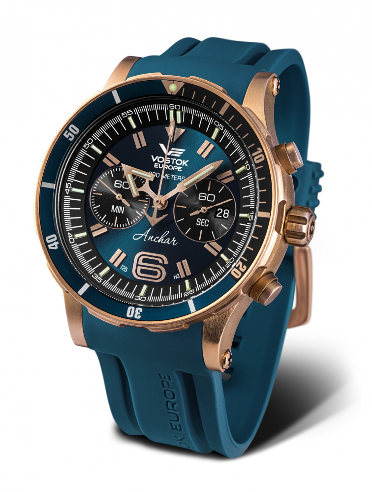 pánske hodinky Vostok-Europe ANCHAR Submarine chrono line 6S21/510O586