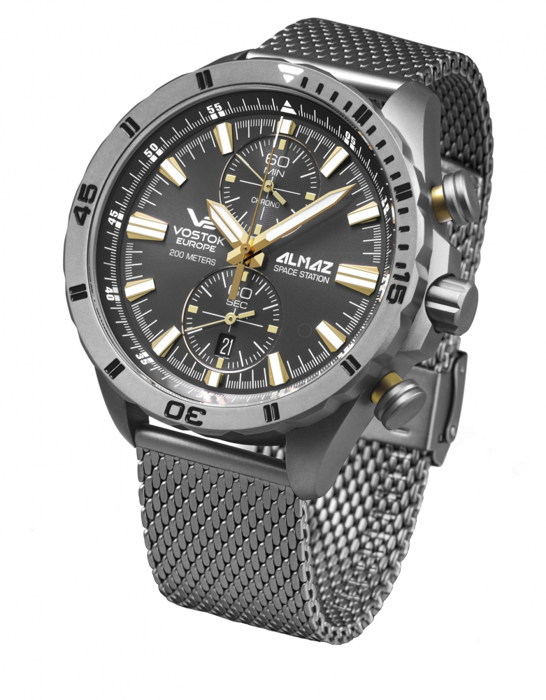 pánske hodinky Vostok-Europe ALMAZ titanium line 6S11/320H521B