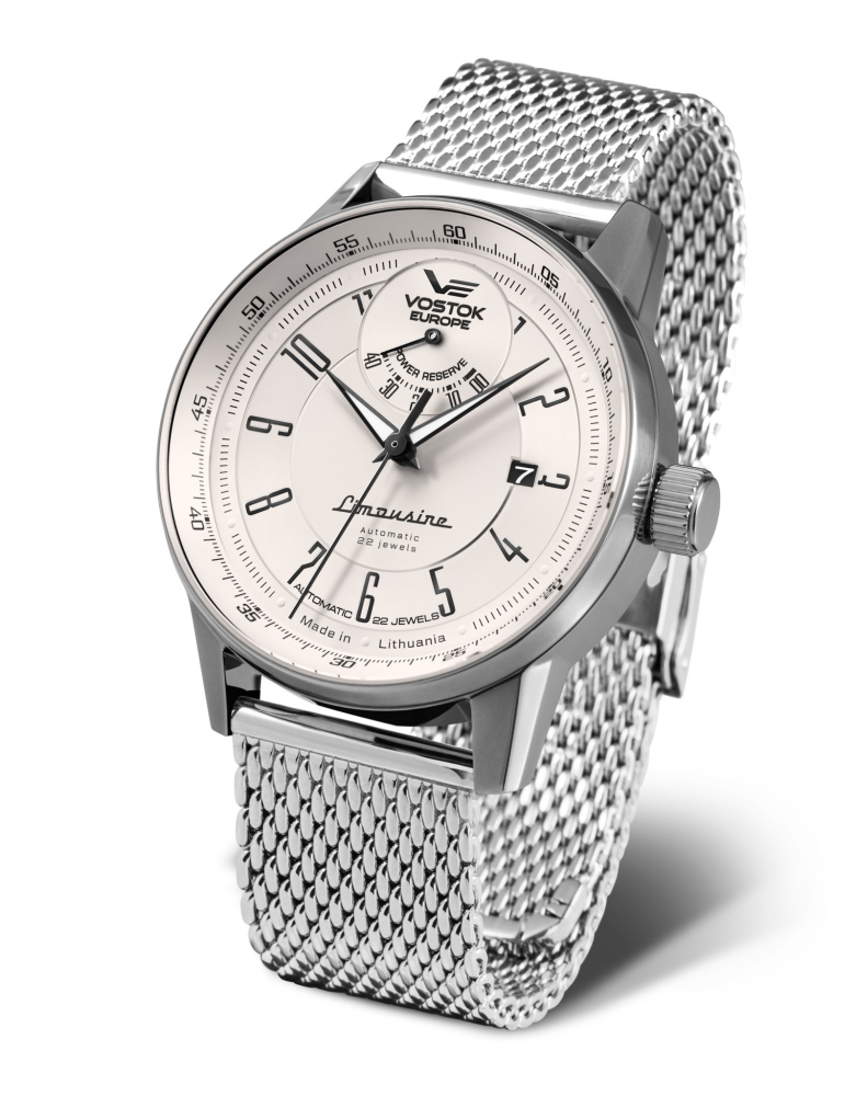 Pánske hodinky VOSTOK EUROPE Limouzine automatic, power reserve indication YN85-560A684B